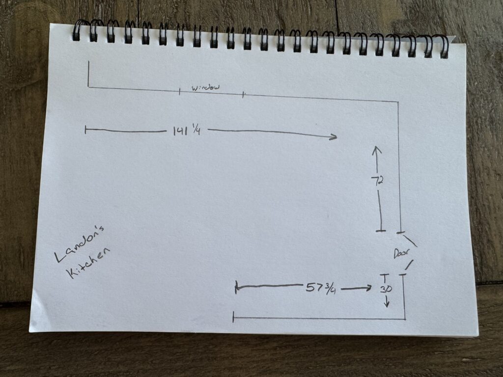 overall room measurements