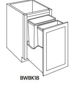 Full Height Waste Basket Cabinet