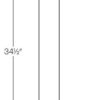 Cabinet post molding