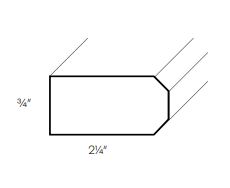 Cabinet trim molding