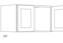 24 Inch Deep Wall Cabinet Over Fridge