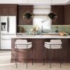 espresso kitchen cabinets