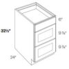 handicap accessible drawer base cabinet