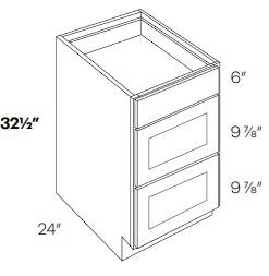 handicap accessible drawer base cabinet