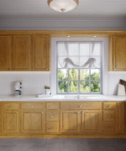 Country Oak Honey 36" Blind Base Cabinet - Image 3