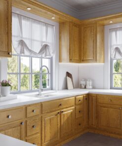 Alternative view of Country Oak Honey 18" Single-Door Utility Cabinet